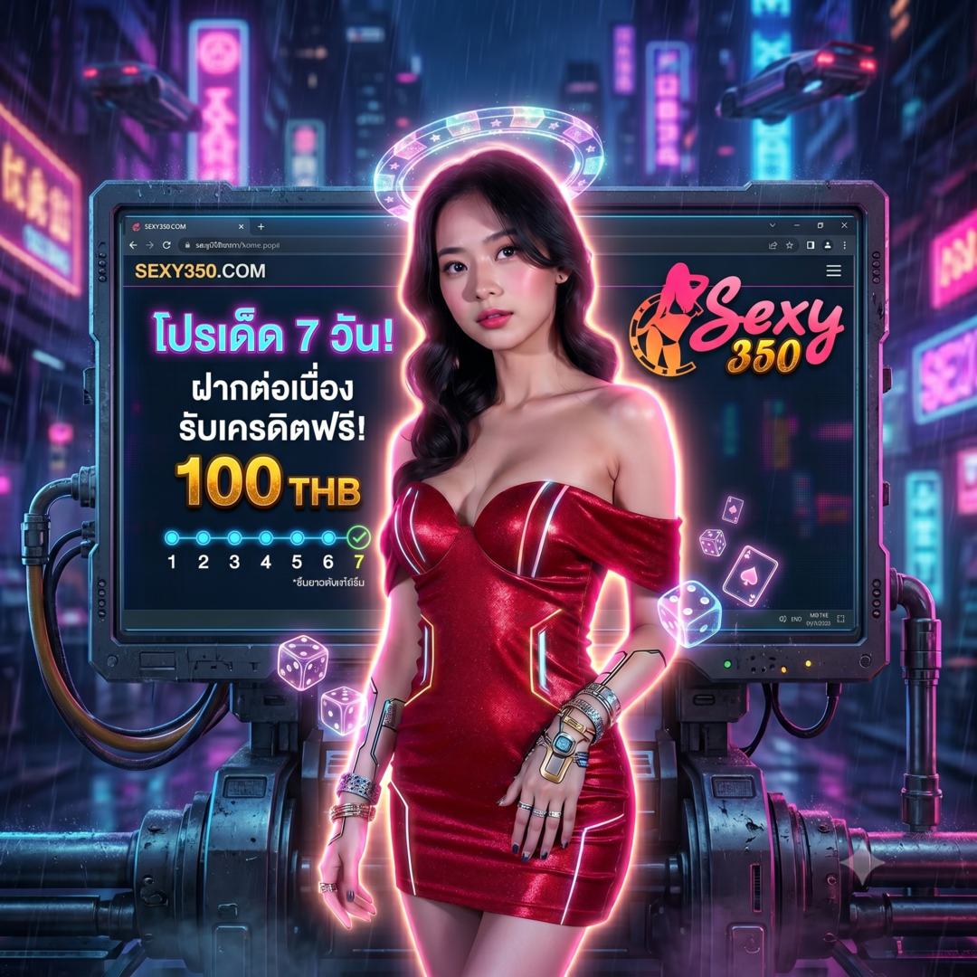 โปรเด็ด 7 วัน ฝากต่อเนื่องรับเครดิตฟรี 100 sexy350
